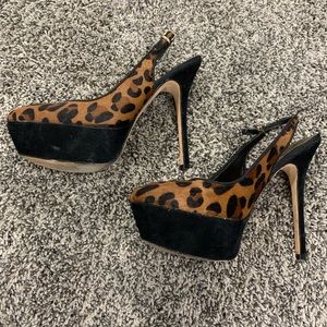 SAM EDELMAN LEOPARD HEELS